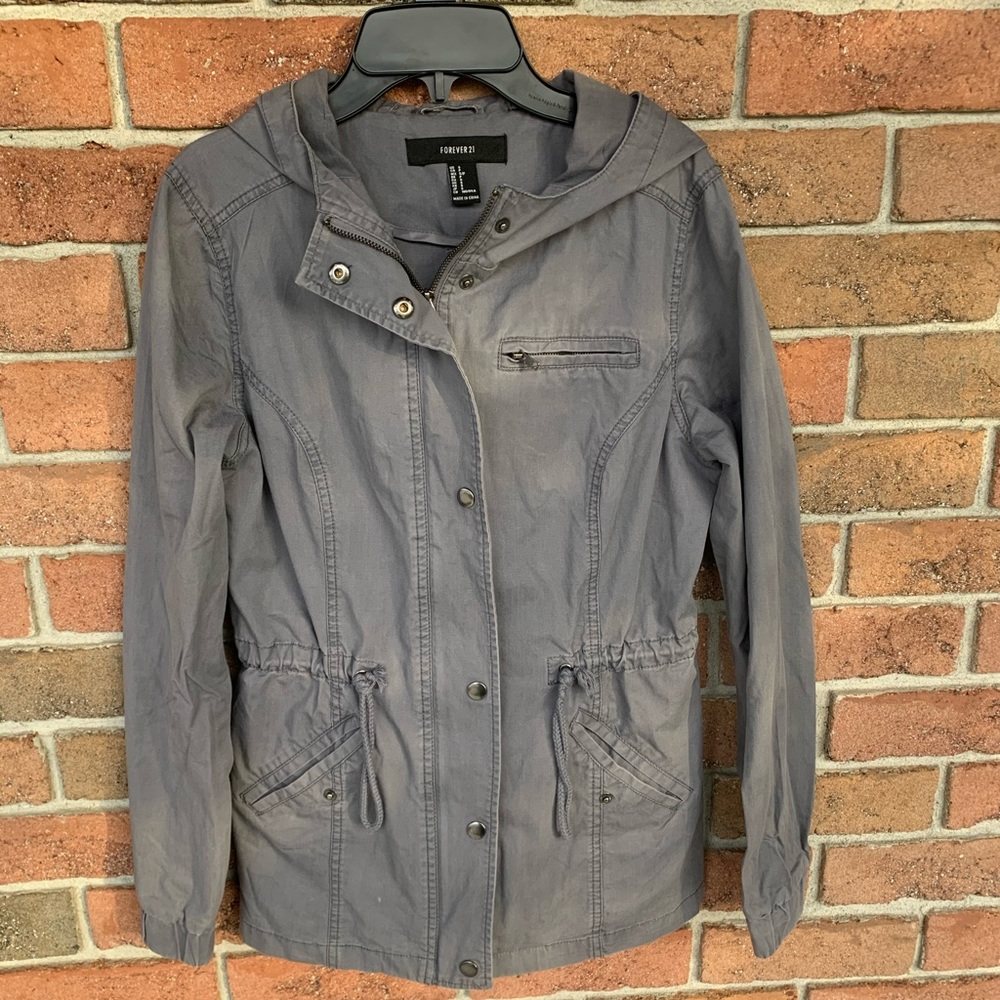 ☀️☀️Gray Light Weight Jacket